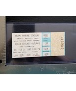 MOLLY HATCHET / OUTLAWS - VINTAGE FEB. 26, 1983 MIAMI, FLA CONCERT TICKE... - $10.00
