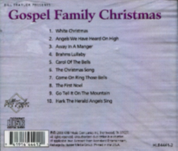 Bill Traylor Presents Gospel Family Christmas Cd image 2