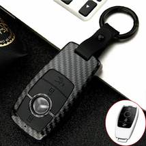 Carbon Black Remote Key Case Cover 3 Button For Mercedes Benz A C E S Cl... - £19.53 GBP