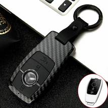 Carbon Black Remote Key Case Cover 3 Button For Mercedes Benz A C E S Cl... - £19.73 GBP