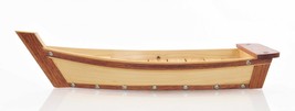 6.25&quot; X 16.75&quot; X 3.37&quot;  Small Wooden Sushi Boat  Serving Tray - £110.00 GBP