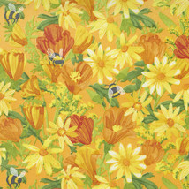 Moda Wild Blossoms 48731 17 Honeycomb Quilt Fabric By The Yard - £8.69 GBP