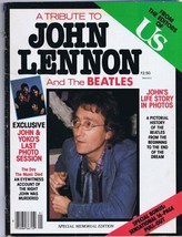 ORIGINAL Vintage 1980 US Magazine Tribute to John Lennon Beatles - £38.91 GBP