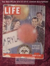Life August 8 1960 Republicans Richard Nixon Gina Lollobrigida Floyd Patterson - £8.54 GBP