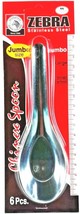 Zebra Stainless Steel Jumbo Size Spoon Ramen, Soup  Spoon (6Pcs/ Pack) - $12.86