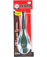 Zebra Stainless Steel Jumbo Size Spoon Ramen, Soup  Spoon (6Pcs/ Pack) - $17.58 CAD