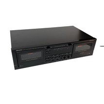 Denon DRW-830 HX Pro Stereo Double Tape Cassete Deck Vintage A Side Not ... - $20.94