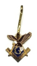 2001-2002 Tennessee Freemasonry Fraternal Organization Zipper/Key FOB Pull - £13.17 GBP