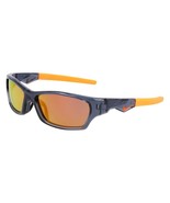 New KIDS Nike DZ7379 021 Grey &amp; Orange JOLT M Sunglasses w/Orange Mirror... - $69.25