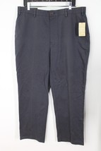 NWD Orvis 36x30 Navy Blue Wrinkle Free Pure Cotton Chino Pants Trousers - £22.02 GBP