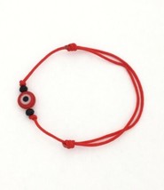 Evil Eye Red Bracelet Newborn Protection Azabache pulsera Hilo Rojo Mal de Ojo  - £7.72 GBP