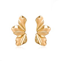 Ingemark Punk Vintage Geometric Stud Earrings for Women Trendy Gold Color Fashio - £10.50 GBP