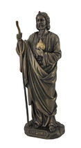 Bronzed St. Jude Statue 8 In. - £42.80 GBP