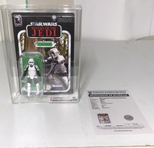 Star Wars 2023 Vintage Collection ROTJ Scout Trooper VC273 Unpunched CAS 95 UV - $242.81