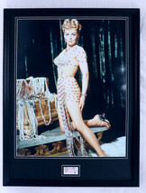 Lana Turner LEGGY Signed Framed 18x24 Photo Display JSA - £388.35 GBP