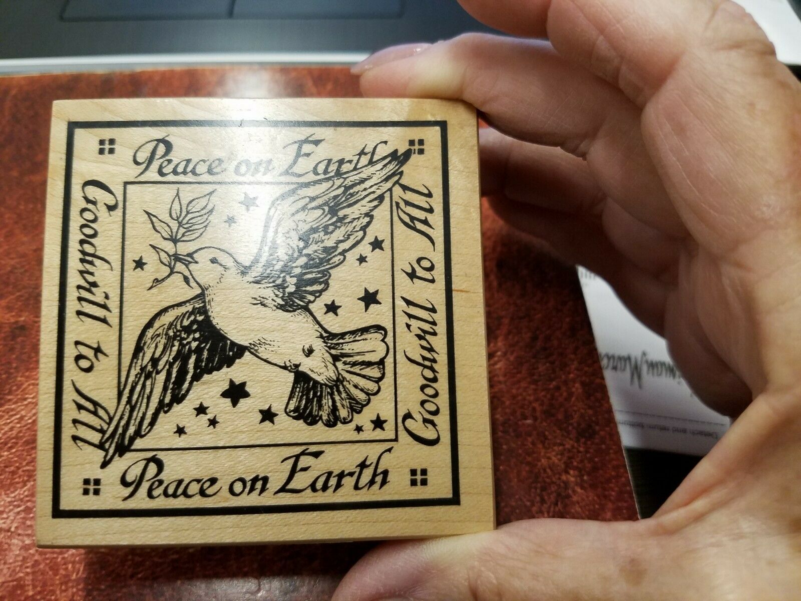 GREAT SELECTION OF WOOD & RUBBER SAYING STAMPS BUY MORE & SAVE! Item image 6