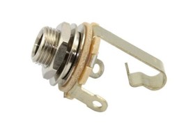 Allparts EP-0055 Single Switchcraft 1/4&quot; Mono Input Jack with Nut and Wa... - $5.99