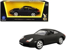 1998 Porsche 911 (996) Carrera Matt Black 1/43 Diecast Model Car by Road Signat - £19.15 GBP