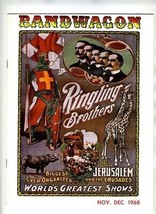 BANDWAGON Journal of the Circus Historical Society Nov Dec 1968 Ringling... - £19.38 GBP