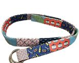 Vineyard Vines Medium Patchwork D-Ring Fabric Belt 46" - $28.80