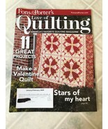 Fons &amp; Porter&#39;s Love Of Quilting Magazine January February 2009 Valentin... - £10.15 GBP