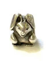 RETIRED Pandora Bunny Rabbit Charm Sterling Silver - $49.00