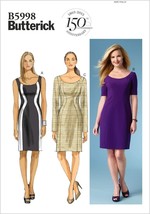 Butterick Sewing Pattern 5998 Dress Misses Size 18-24 - £7.16 GBP