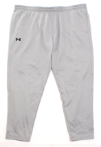 Under Armour Gray UA Armour Fleece Athletic Warm Up Pants Men&#39;s 5XL - $69.29