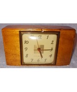 General Electric GE Wood Case Clock Vintage Mid Century Model 3H176 Working - $560.66 MXN