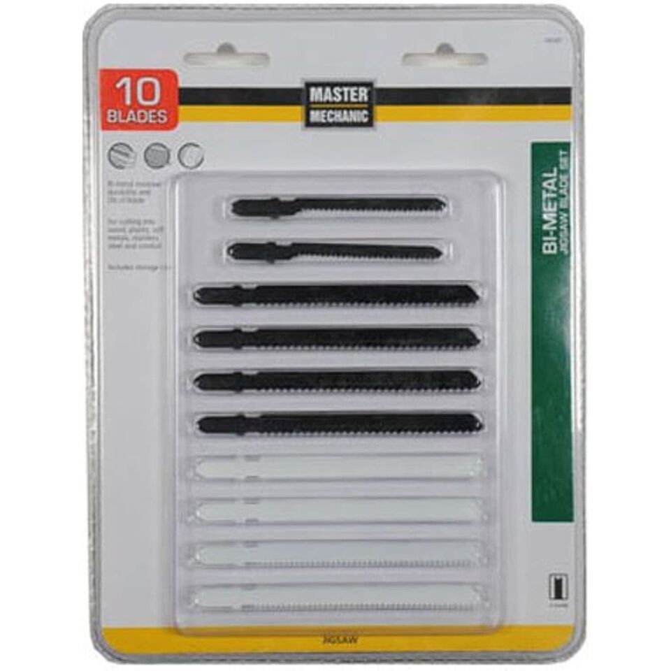 Master Mechanic 160381 10 Piece, Jigsaw Blade Set - $27.14