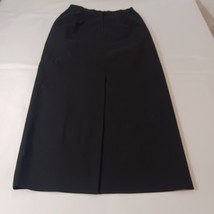 Kasper & Co Women's Back Zip & Slit Pull-On Black Straight & Pencil Skirt Size 8 image 9
