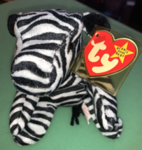 TY Beanie Baby Collection Retired 1995 Ziggy The Zebra PE Pellets #4063 - $6.81