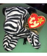 TY Beanie Baby Collection Retired 1995 Ziggy The Zebra PE Pellets #4063 - $125.37 MXN