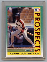 1992 Fleer #655a Kenny Lofton Rookie Card RC  Indians Guardians - £1.39 GBP