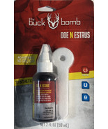 THE BUCK BOMB Synthetic DOE N ESTRUS ADJUSTABLE no-spill cap 2oz New-SHI... - £7.69 GBP
