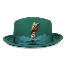 Men Bruno Capelo Hat Australian Wool Crushable Center Dent CHICAGO CH305 Emerald image 6
