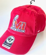 Super Bowl LVI (56) 2022 Commemorative Red Ball Cap by &#39;47 Brand - $17.99