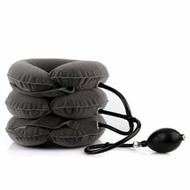 Inflatable Air Neck Traction Device Soft Collar Pillow Neck Pain Stress Relief - £17.36 GBP+