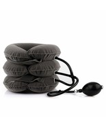 Inflatable Air Neck Traction Device Soft Collar Pillow Neck Pain Stress ... - £16.99 GBP+
