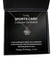 Necklace Birthday Present For Sports Card Collector Girlfriend - Jewelry Crown  - £39.92 GBP