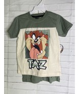 Looney Tunes Taz Devil Short Sleeve Tee T-Shirt Top Outfit Set Kids Boys... - £19.55 GBP