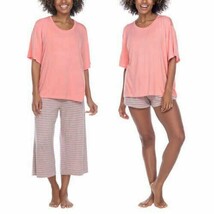 Honeydew ~ Women&#39;s Size L ~ 3 Piece Pajama Set ~ Super Soft Jersey ~ LEI... - £18.38 GBP