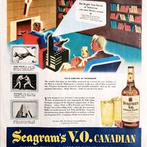 1944 Seagram&#39;s VO Canadian Whiskey Advertisement Distillery Liquor DWJJ7 - €25,92 EUR