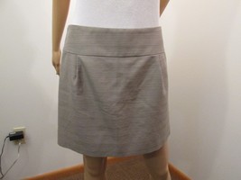 J. CREW  Pencil Skirt Grey 100% Cotton Wide Waistband Sz 6 NWTs  - £23.55 GBP