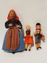 Vintage BAPS Edith Von Arps Hansel &amp; Gretel &amp; Witch Dolls Made In Germany READ - £39.21 GBP