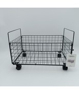 Opuliv Carts Utility Durable Compact Lightweight Carts with Wheels, Black - €39,09 EUR