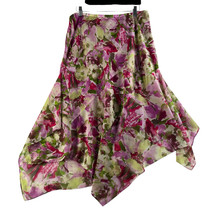 VTG Y2k 14 16 Skirt Floral Slip Fairy Whimsy Bella Swan Midi Ruffle Coqu... - $36.44