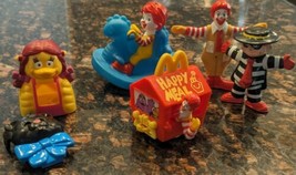 Lot of 6 Pcs Vintage McDonald&#39;s Themed Happy Meal Toys Halloween, Bath, Train - £11.76 GBP
