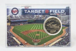 Minnesota Twins Target Field Highland Mint MLB 24K Gold Overlay Coin - £19.34 GBP