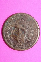 Bent 1865 Indian Head Cent Penny Scarce Early Type Coin Exact Coin Pictured 164 - $9.99